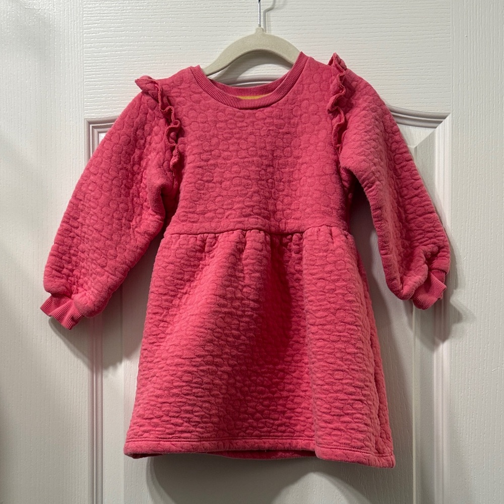 Boden Textured Pink Kids Dress